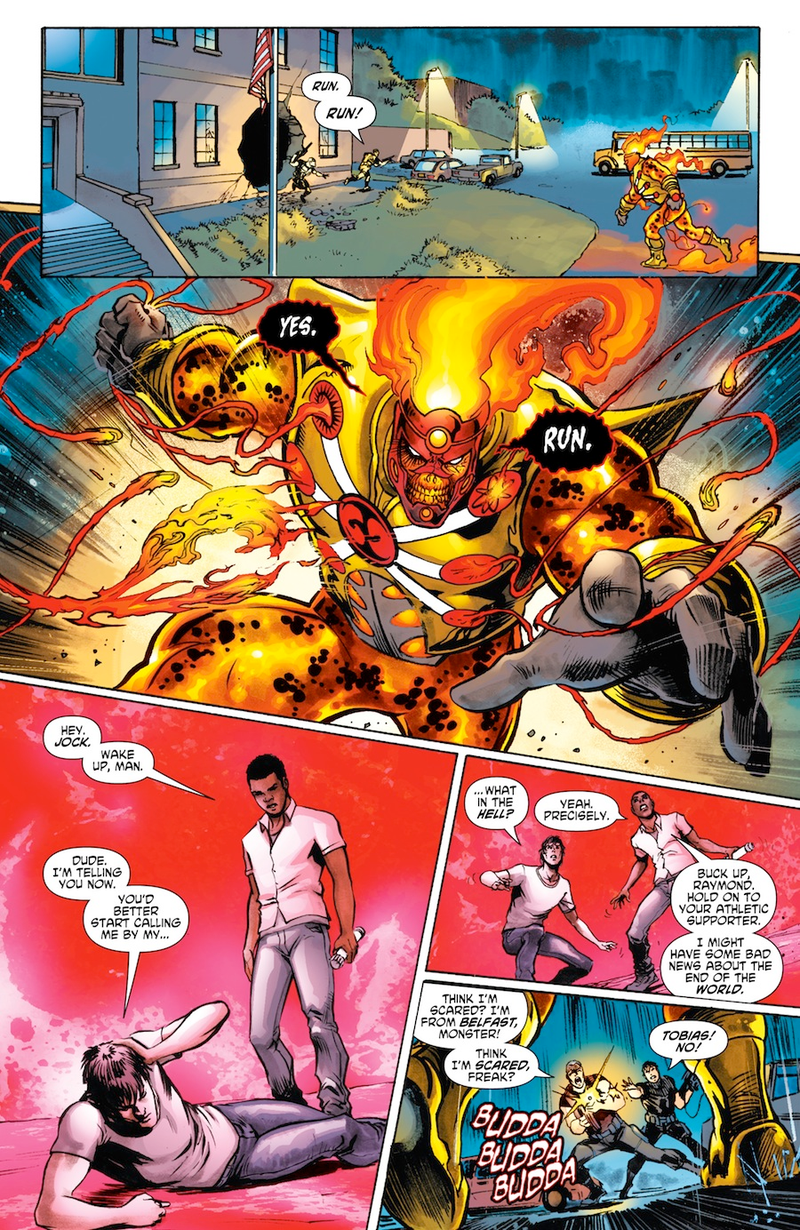 Illustration for article titled Check Out the First Pages of DC Comics’ Fury of Firestorm #2